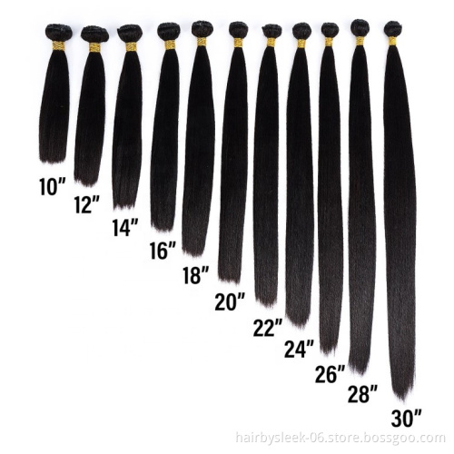 12A wholesale bone straight raw Brazilian cuticle aligned hair extension vendors double drawn remy virgin human hair bundles